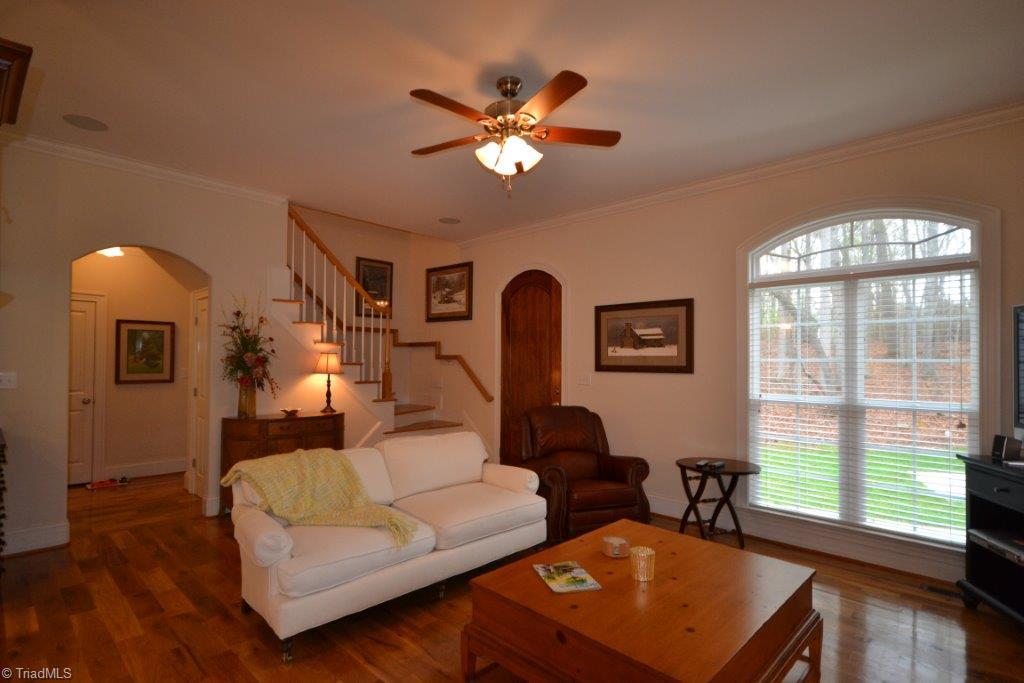 4958 Tigers Den Road Randleman, NC 27317 - Photo 2 of 25 Great Room - Arched Doorways, Hardwood Floors