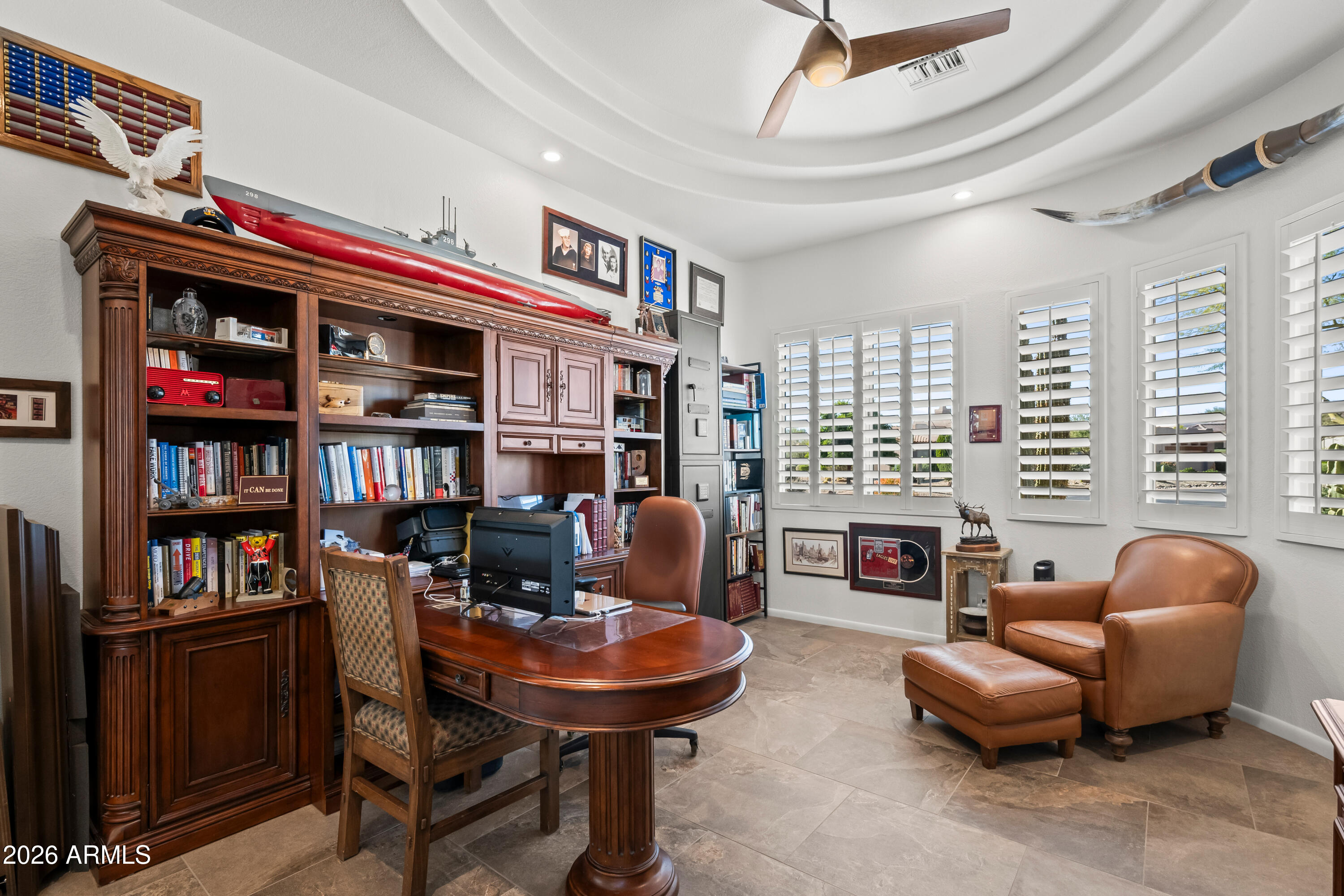 27023 North Sycamore Court Rio Verde, AZ 85263 - Photo 30 of 52 Plantation shutters on the front