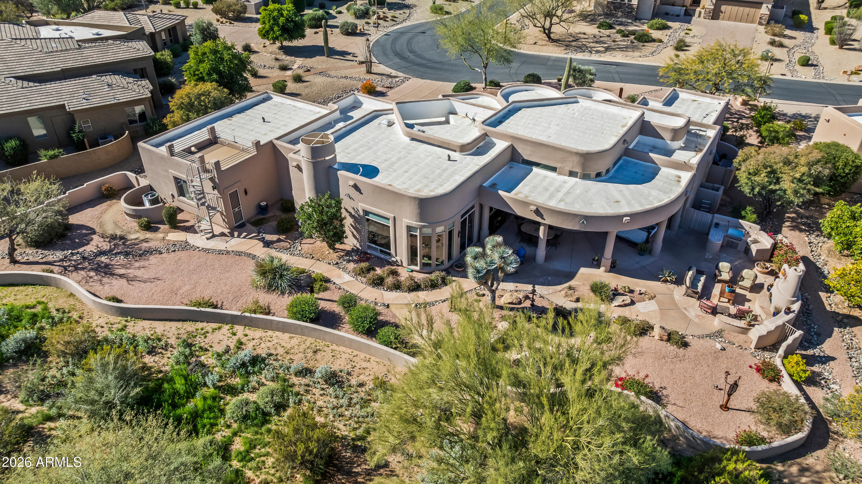 27023 North Sycamore Court Rio Verde, AZ 85263 - Photo 4 of 52 Flat roof