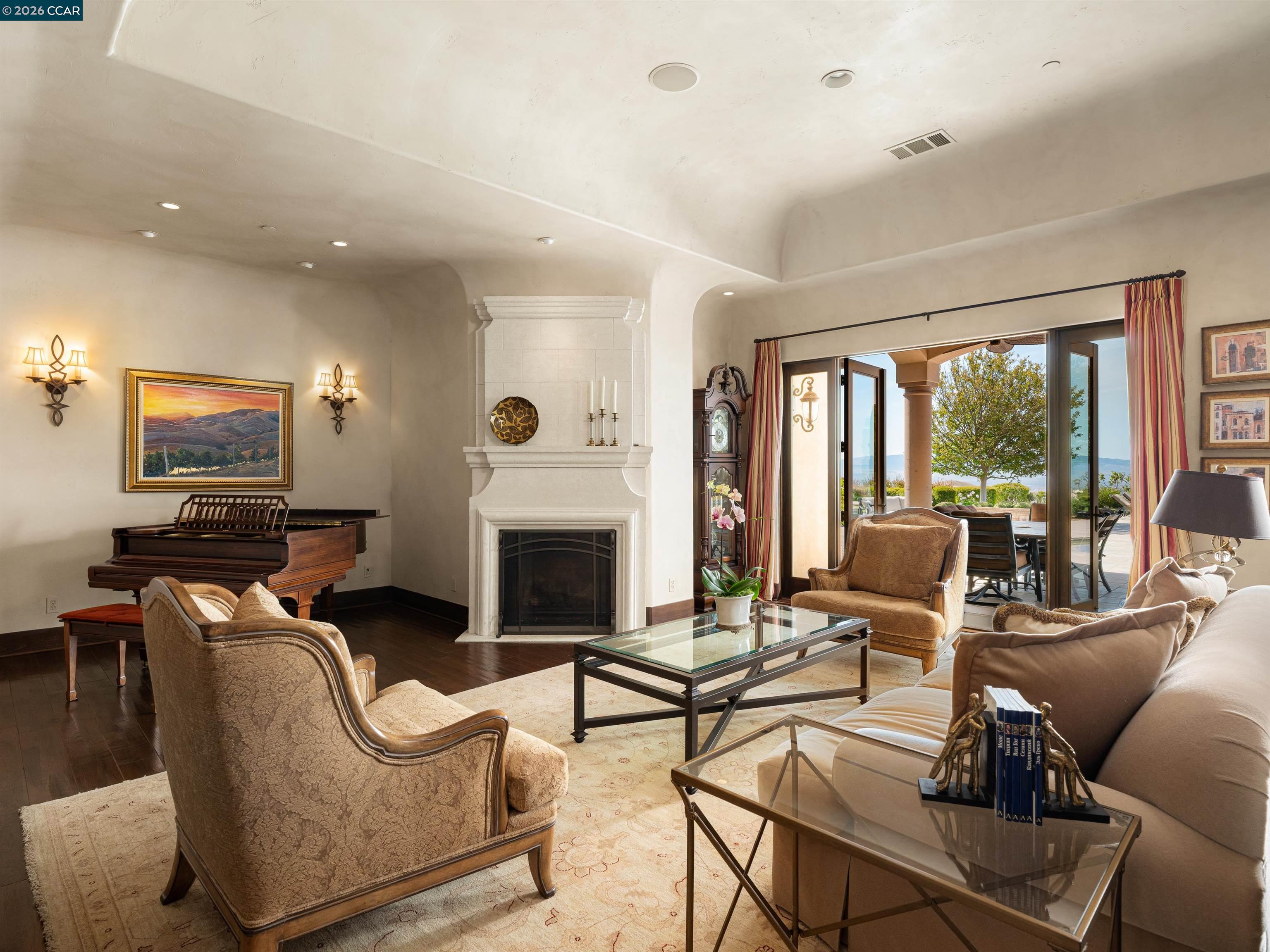 2020 Victorine Road Livermore, CA 94551 - Photo 15 of 99 a living room with fireplace furniture and a flat screen tv