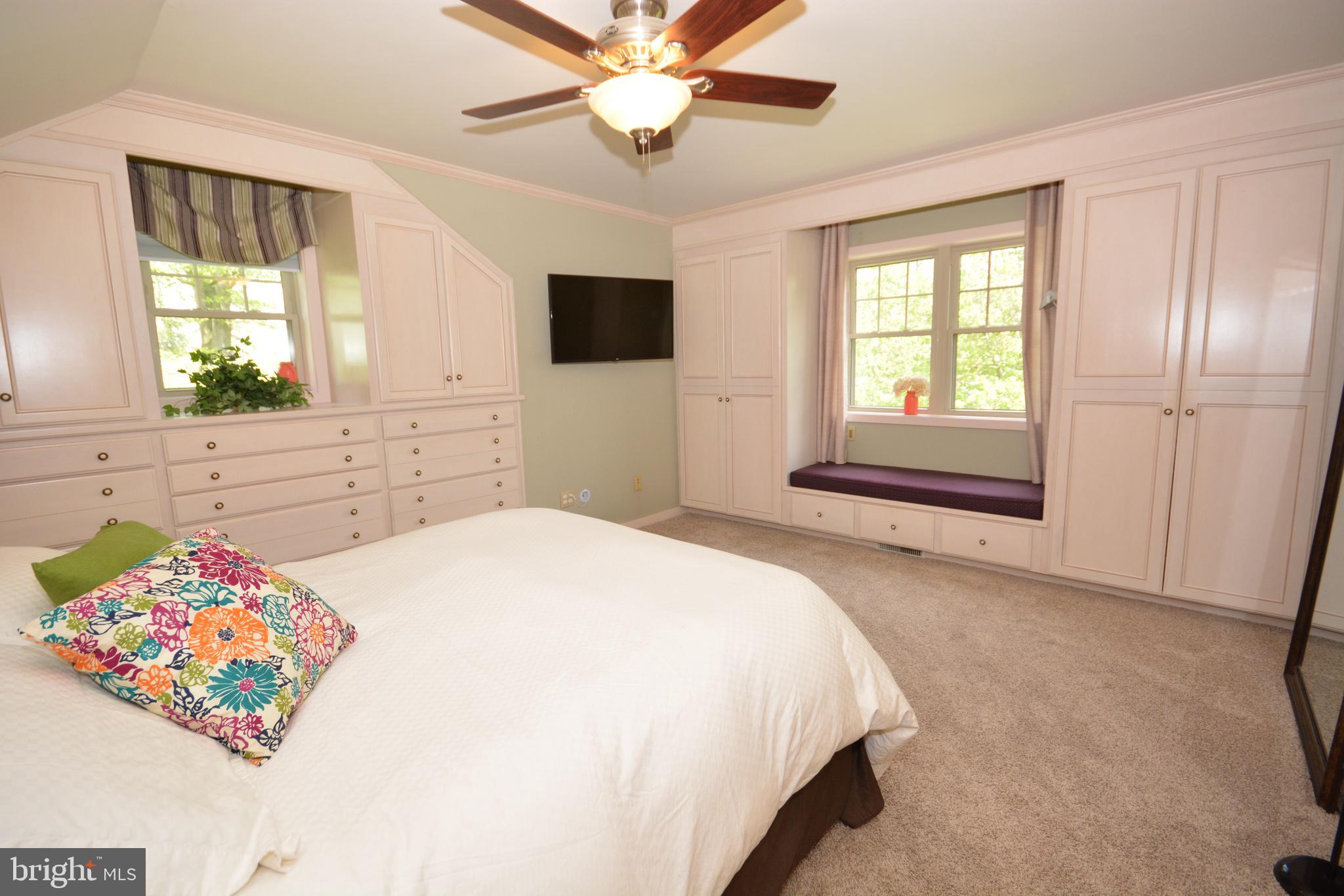 1101 Central Manor Road Lancaster, PA 17603 - Photo 26 of 64 Primary Bedroom w/ Window Seat & Built-ins