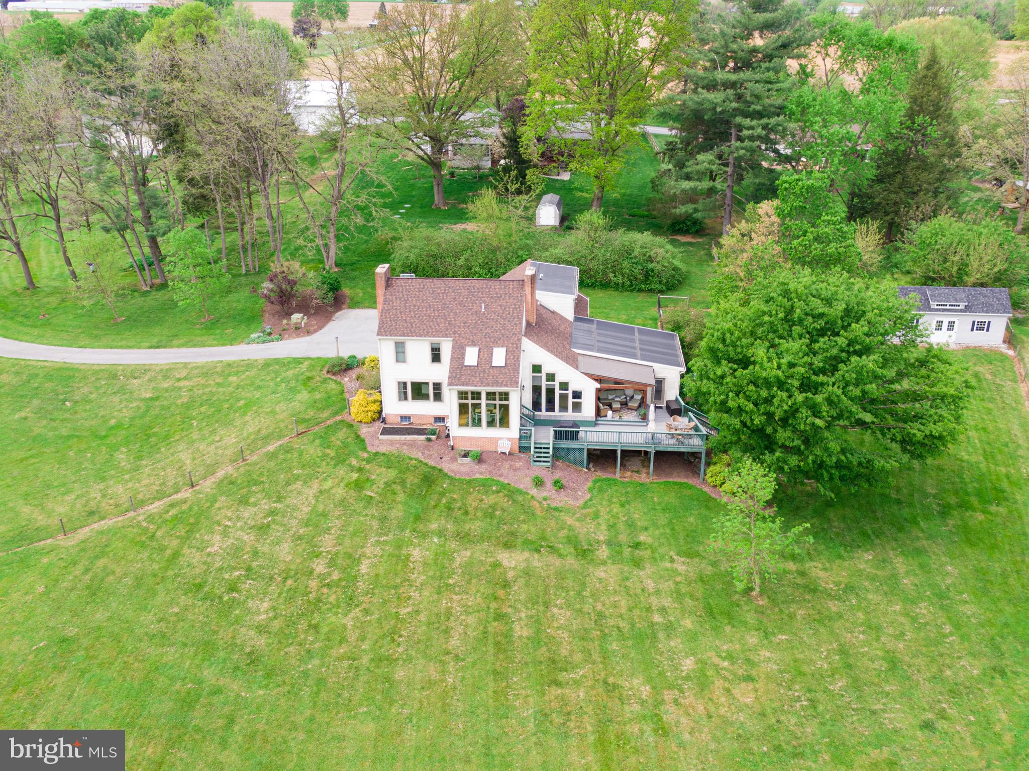 1101 Central Manor Road Lancaster, PA 17603 - Photo 61 of 64 Aerial View of Home
