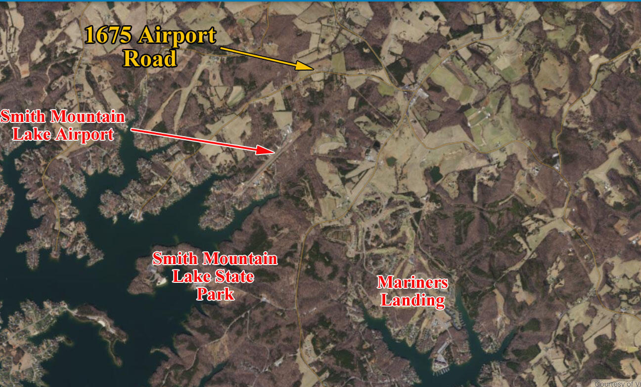 1675 Airport Road Moneta, VA 24121 - Photo 43 of 45 Bedford County Aerial2