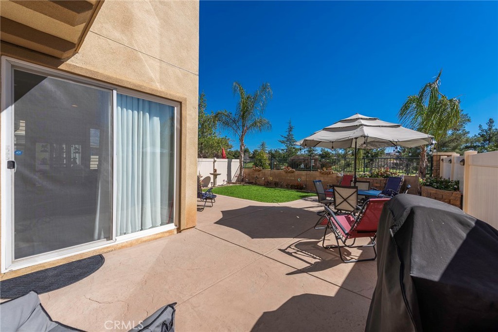 33837 Cansler Way Yucaipa, CA 92399 - Photo 38 of 49 a view of outdoor space yard deck patio and outdoor seating