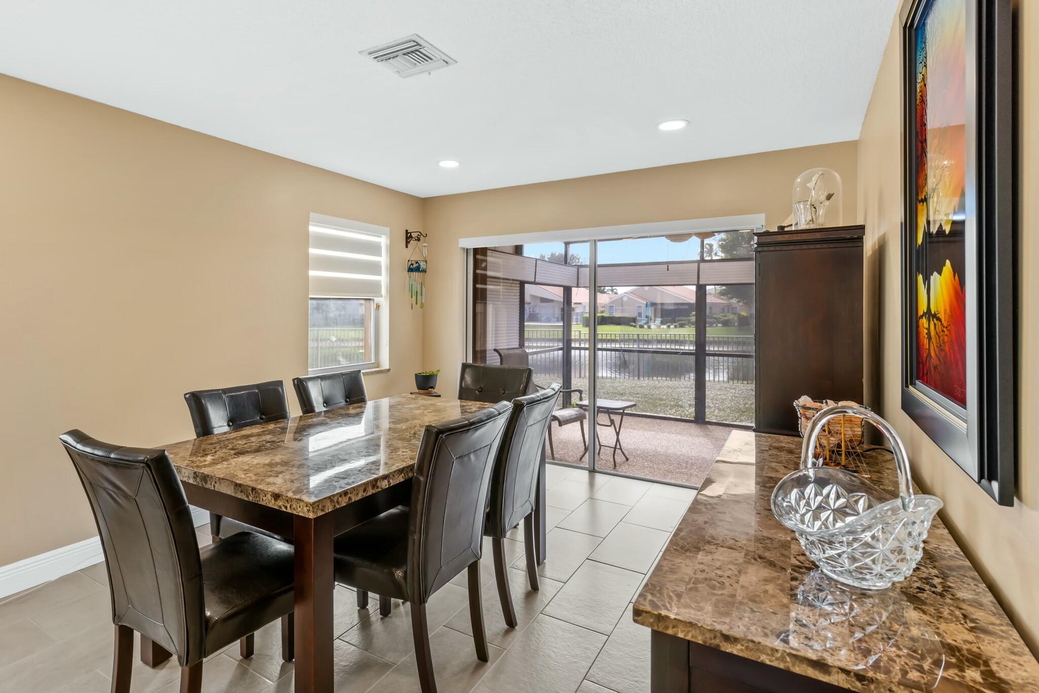 19931 Oslo Court Boca Raton, FL 33434 - Photo 8 of 40 Dining Area From Kitchen View