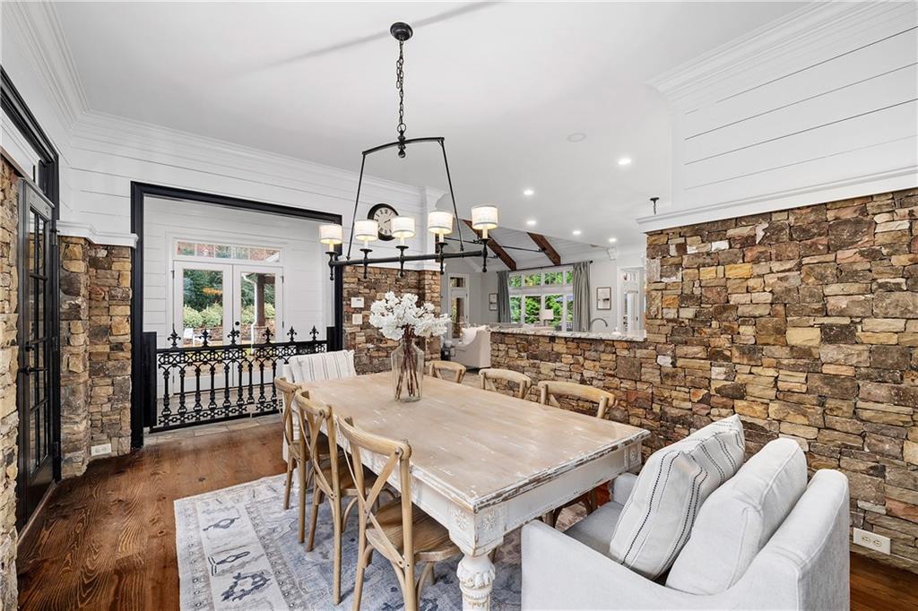 13200 Owens Way Milton, GA 30004 - Photo 37 of 113 a view of a dining room with furniture window and outside view
