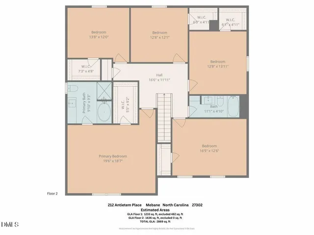 $405,000 | 212 Antietam Place, Mebane, NC 27302