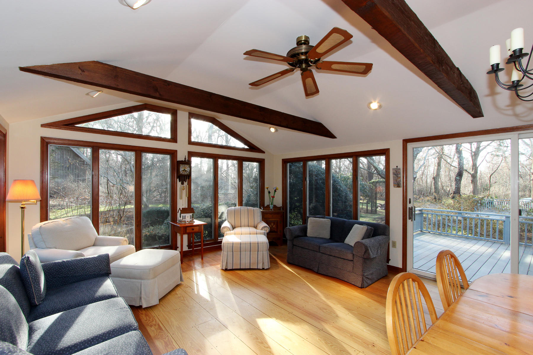 10 Highland Road Eastham, MA 02642 - Photo 6 of 31 a living room with furniture and a large window