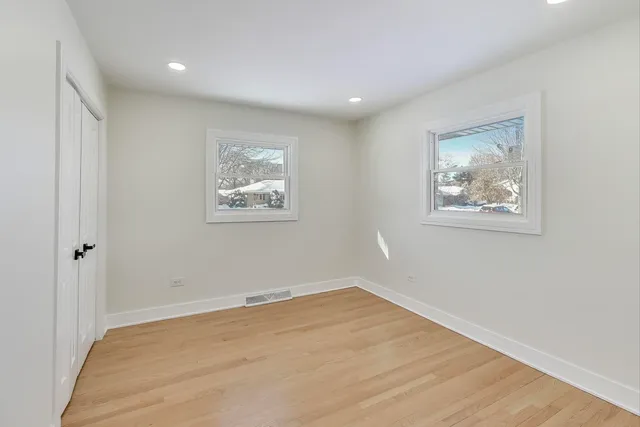 wooden floor in a room
