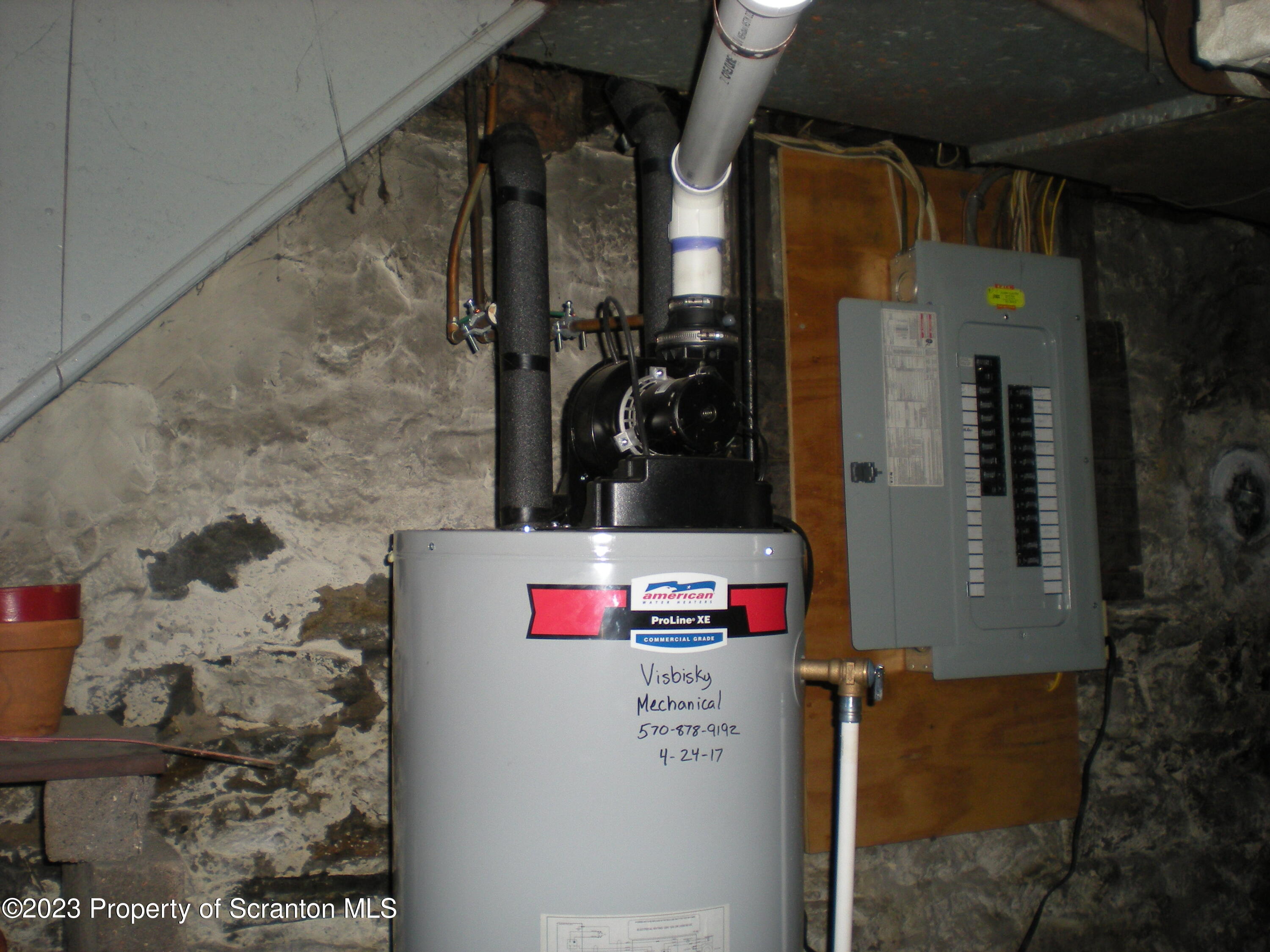 217 Ferdinand Street Scranton, PA 18508 - Photo 39 of 39 a close view of water heater room