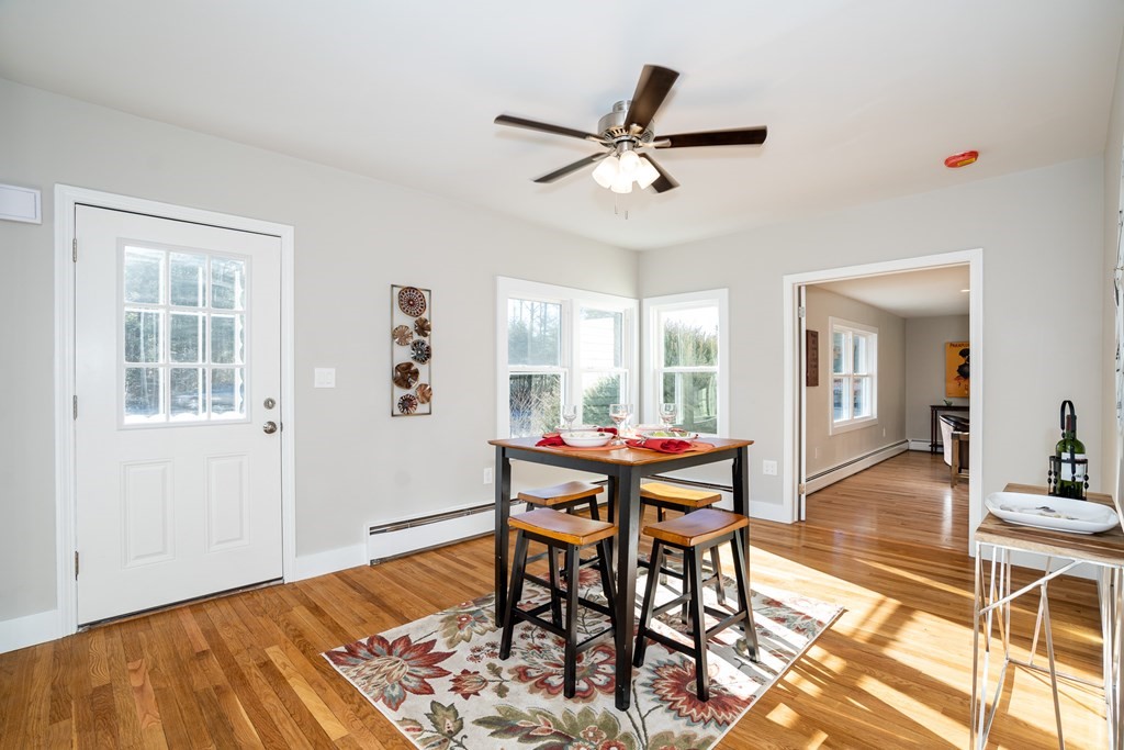 252 Old Warren Road Palmer, MA 01069 - Photo 9 of 29 a workspace with wooden floor and a window