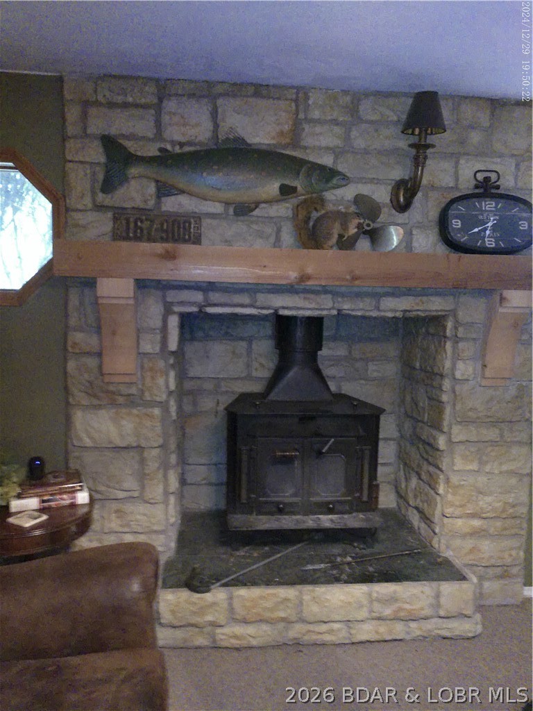 1814 Sagrada Road Edwards, MO 65326 - Photo 24 of 62 GREAT ROOM w/Franklin Stove insert