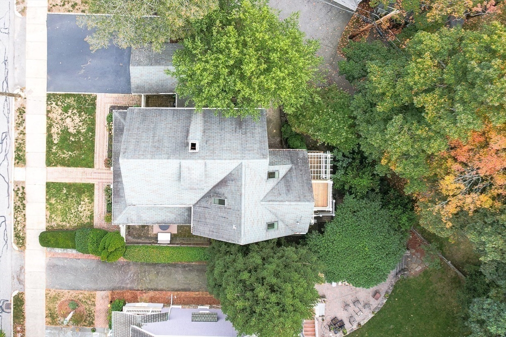 104 Church Street Winchester, MA 01890 - Photo 38 of 42 an aerial view of a house with a yard