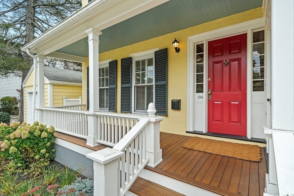 104 Church Street Winchester, MA 01890 - Photo 4 of 42 a view of front door with a chair