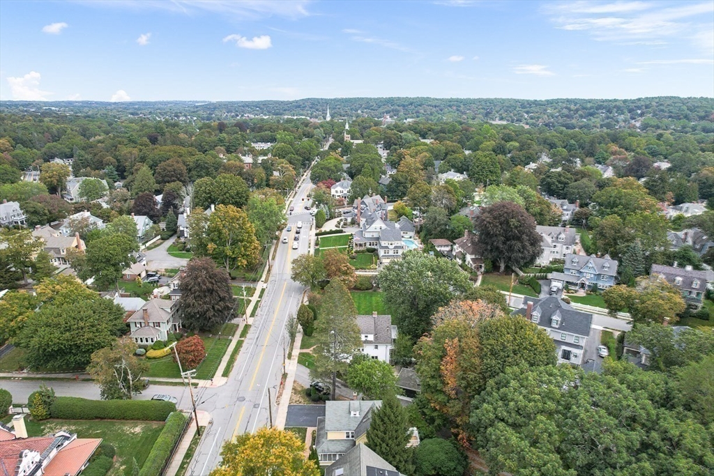 104 Church Street Winchester, MA 01890 - Photo 41 of 42 an aerial view of residential houses with outdoor space and trees