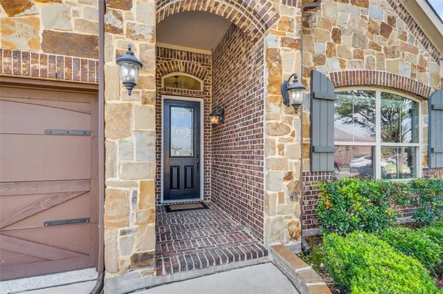 a front view of a building