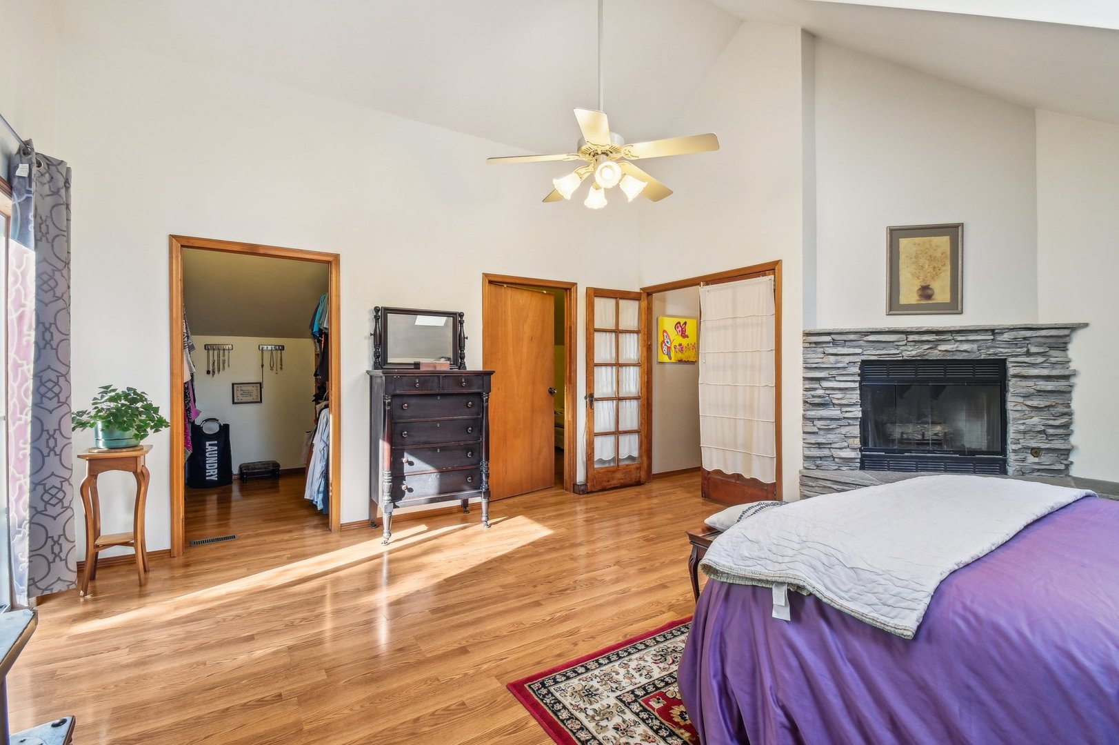 2900 Gabriel Avenue Zion, IL 60099 - Photo 27 of 52 a spacious bedroom with a bed and a flat screen tv