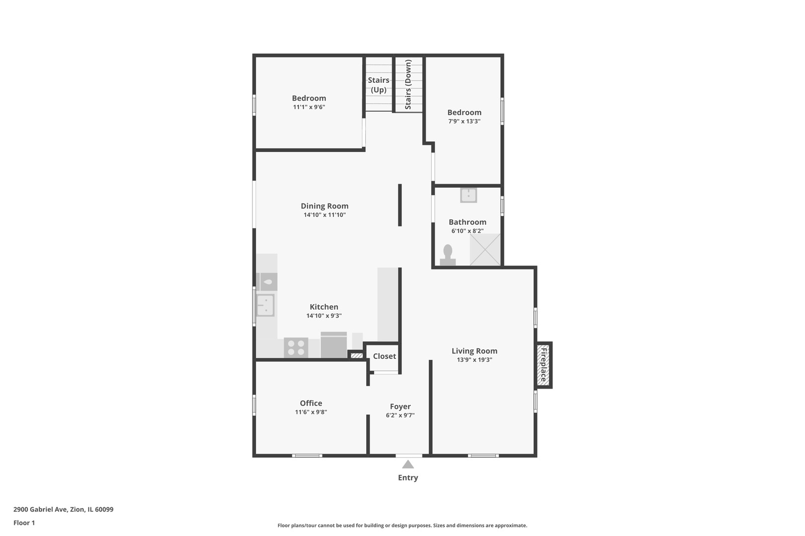 2900 Gabriel Avenue Zion, IL 60099 - Photo 49 of 52 a picture of a room with a white wall and picture
