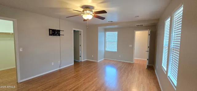 a bathroom with a shower and a bath tub
