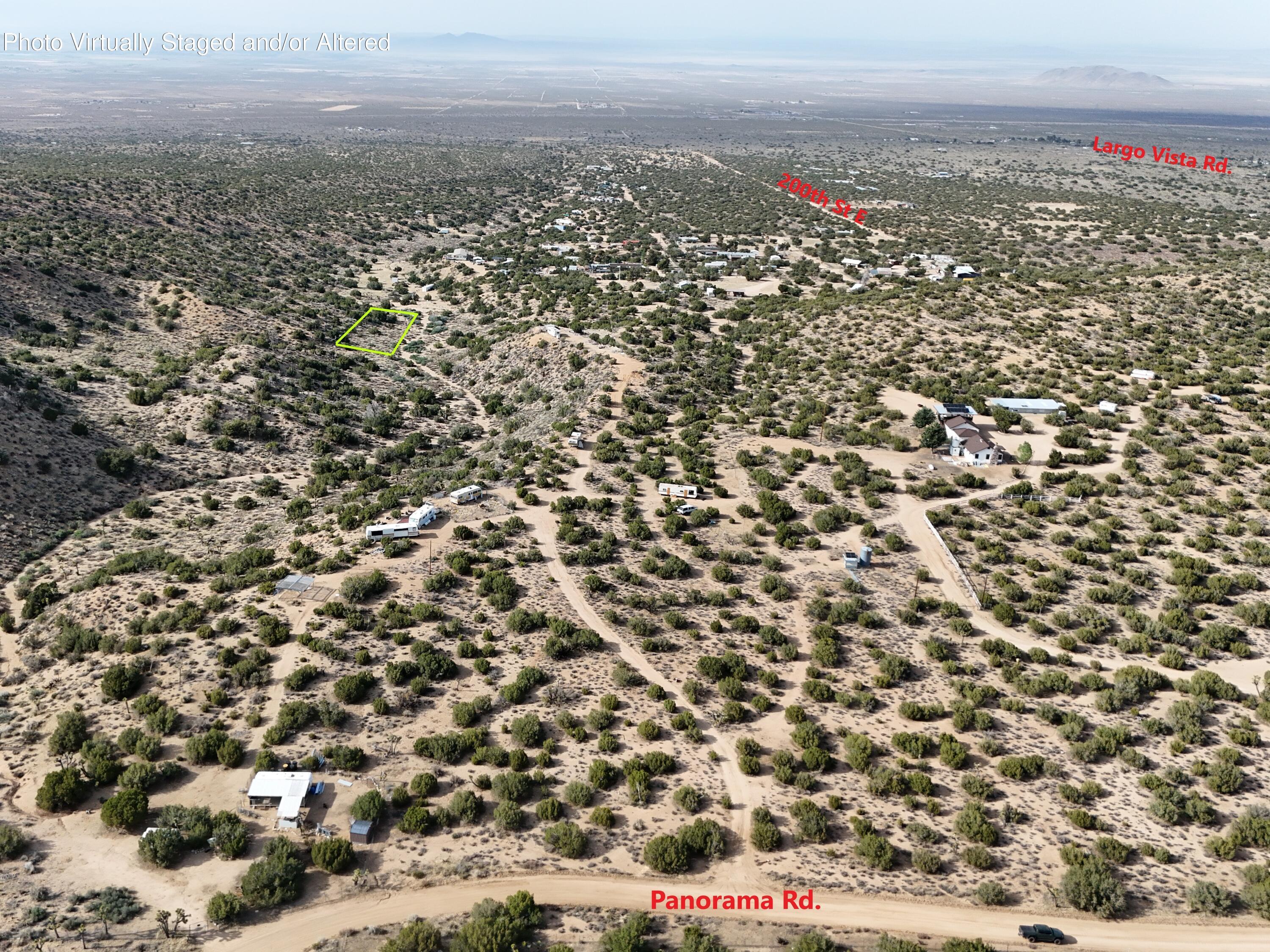 195 Camino Road Llano, CA 93544 - Photo 2 of 4 an aerial view of a city