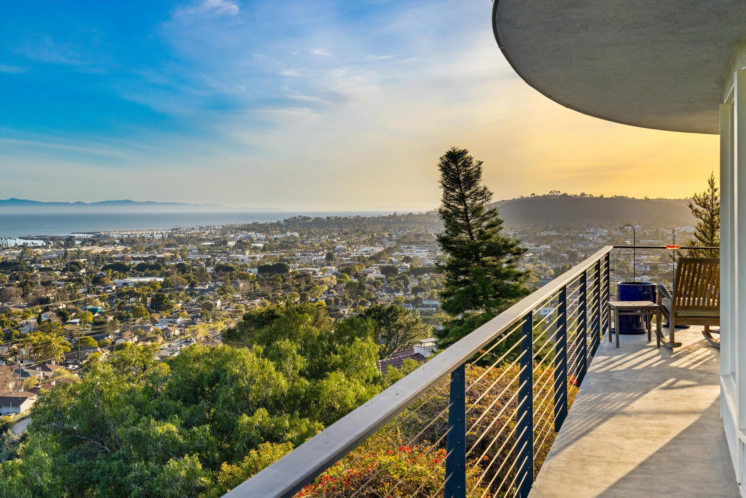 128 Las Alturas Road Santa Barbara, CA 93103 - Photo 11 of 36 an outdoor view of trees and city view