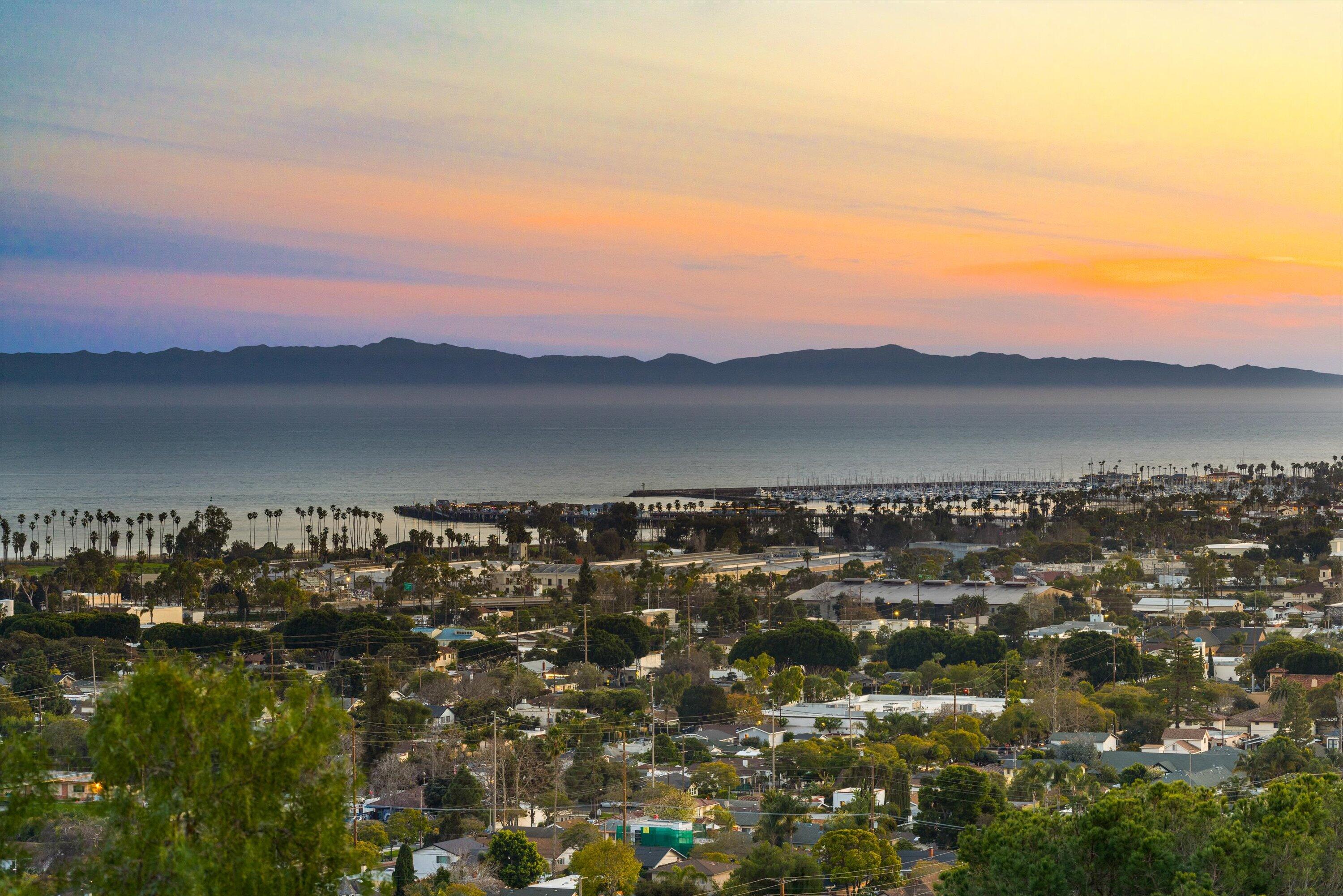 128 Las Alturas Road Santa Barbara, CA 93103 - Photo 2 of 36 a view of city and mountain