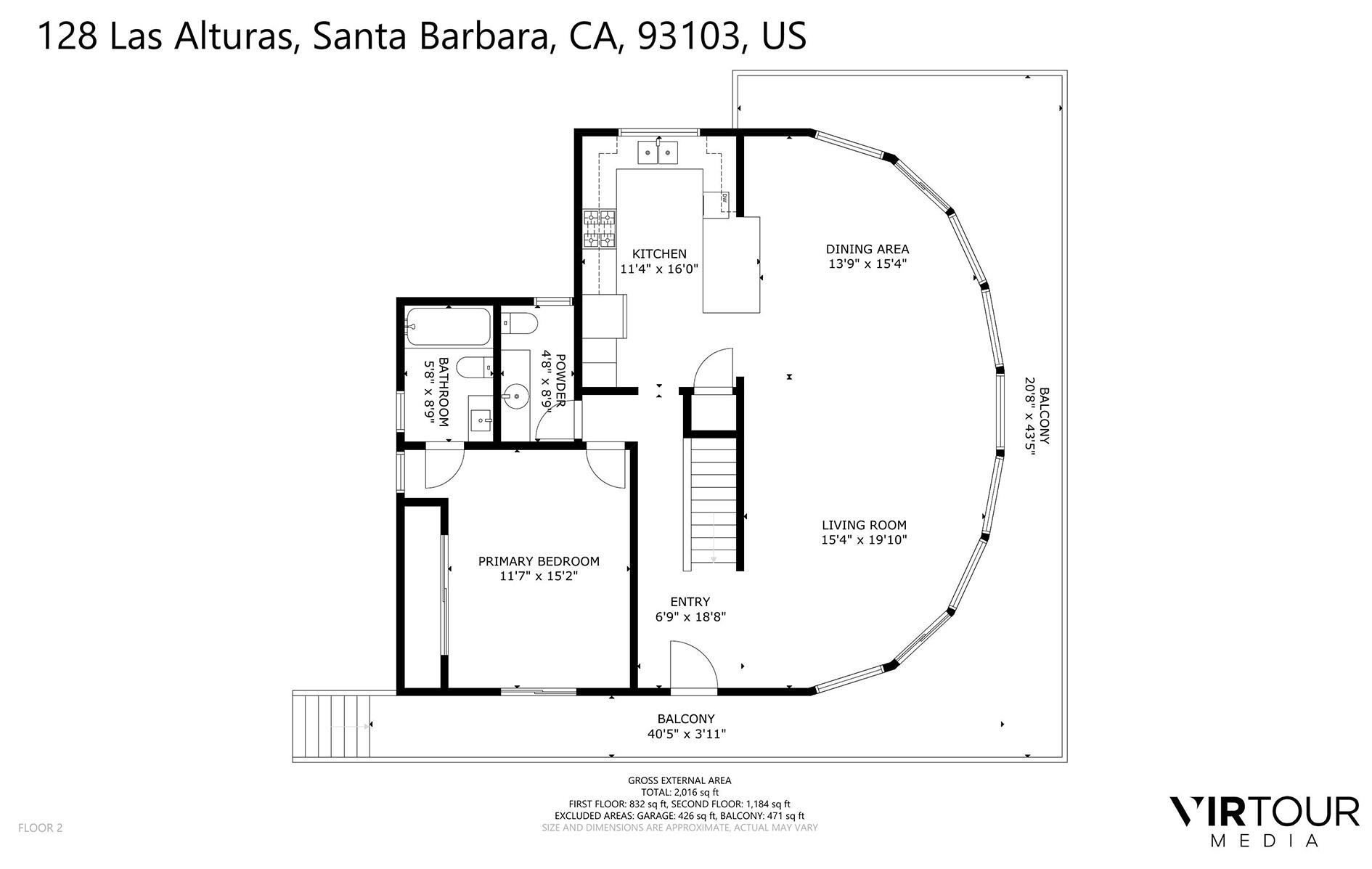 128 Las Alturas Road Santa Barbara, CA 93103 - Photo 35 of 36 a picture of a floor plan