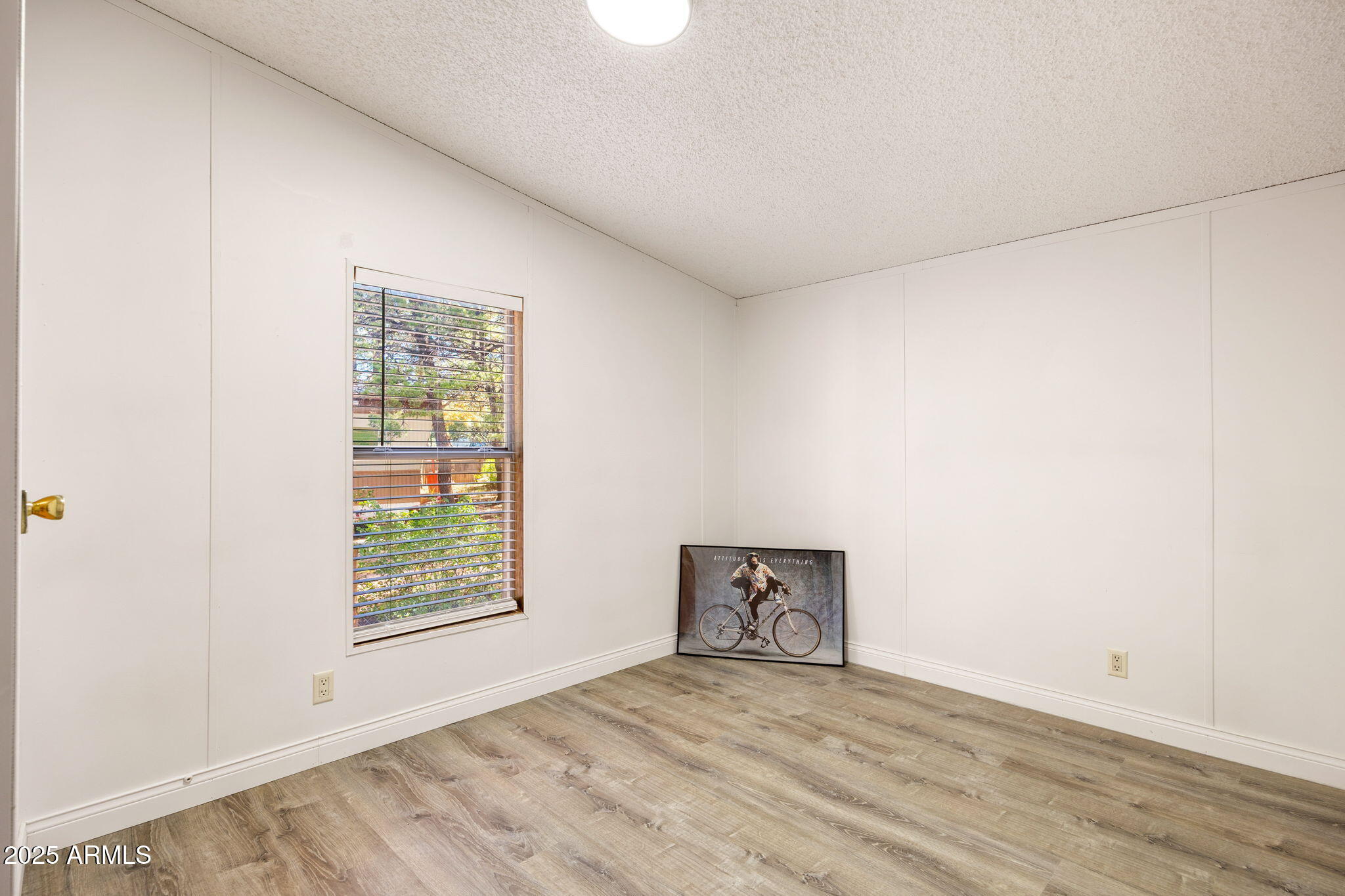 2064 Pinewood Drive Overgaard, AZ 85933 - Photo 16 of 33 an empty room with wooden floor and windows