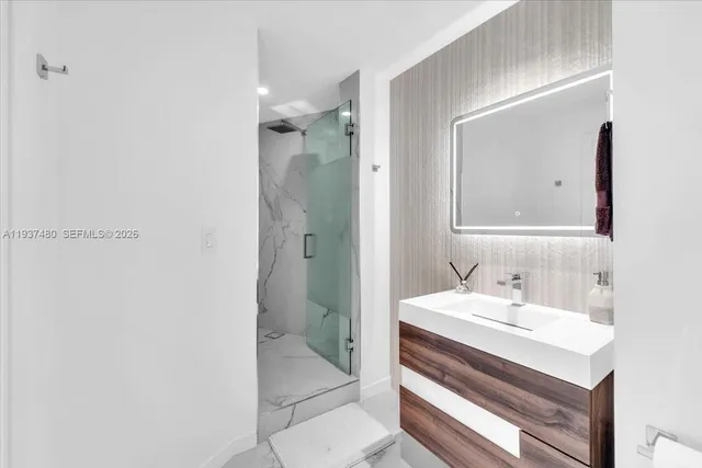 a view of a city that has tall buildings