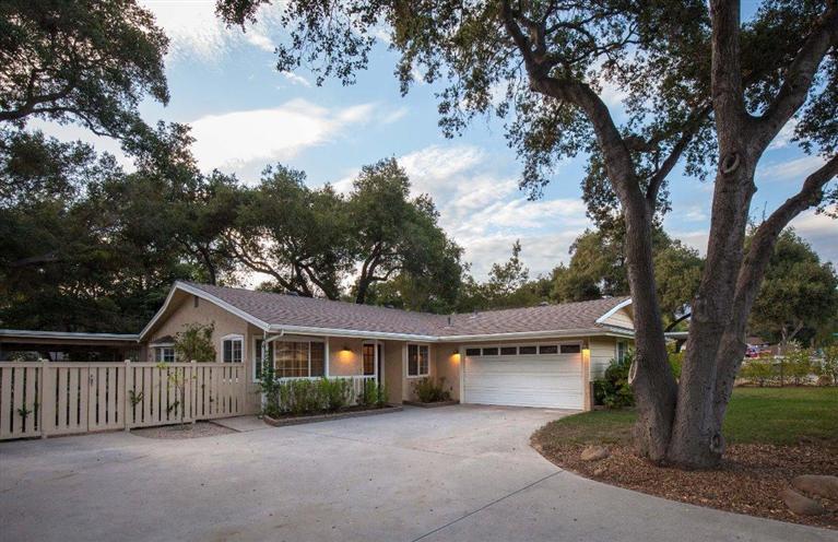 1025 South Rice Road Ojai, CA 93023 - Photo 1 of 17 a view of a house with a tree in front of it
