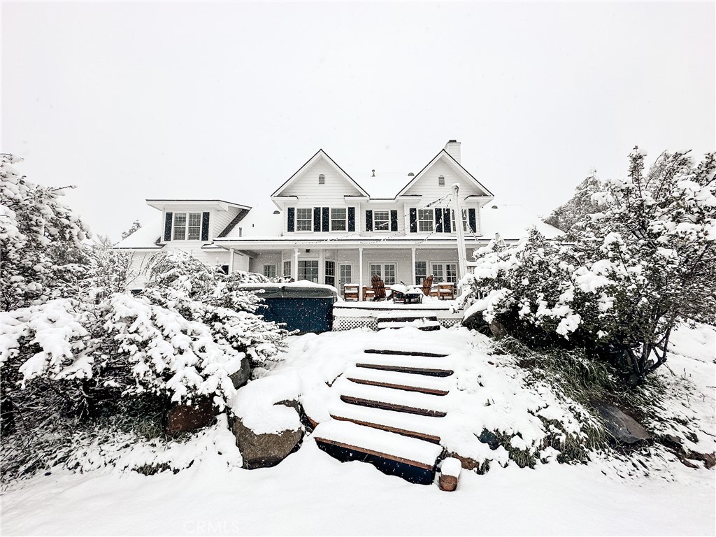 35159 El Dorado Road Lake Elsinore, CA 92530 - Photo 71 of 72 a view of a house with a yard covered in snow