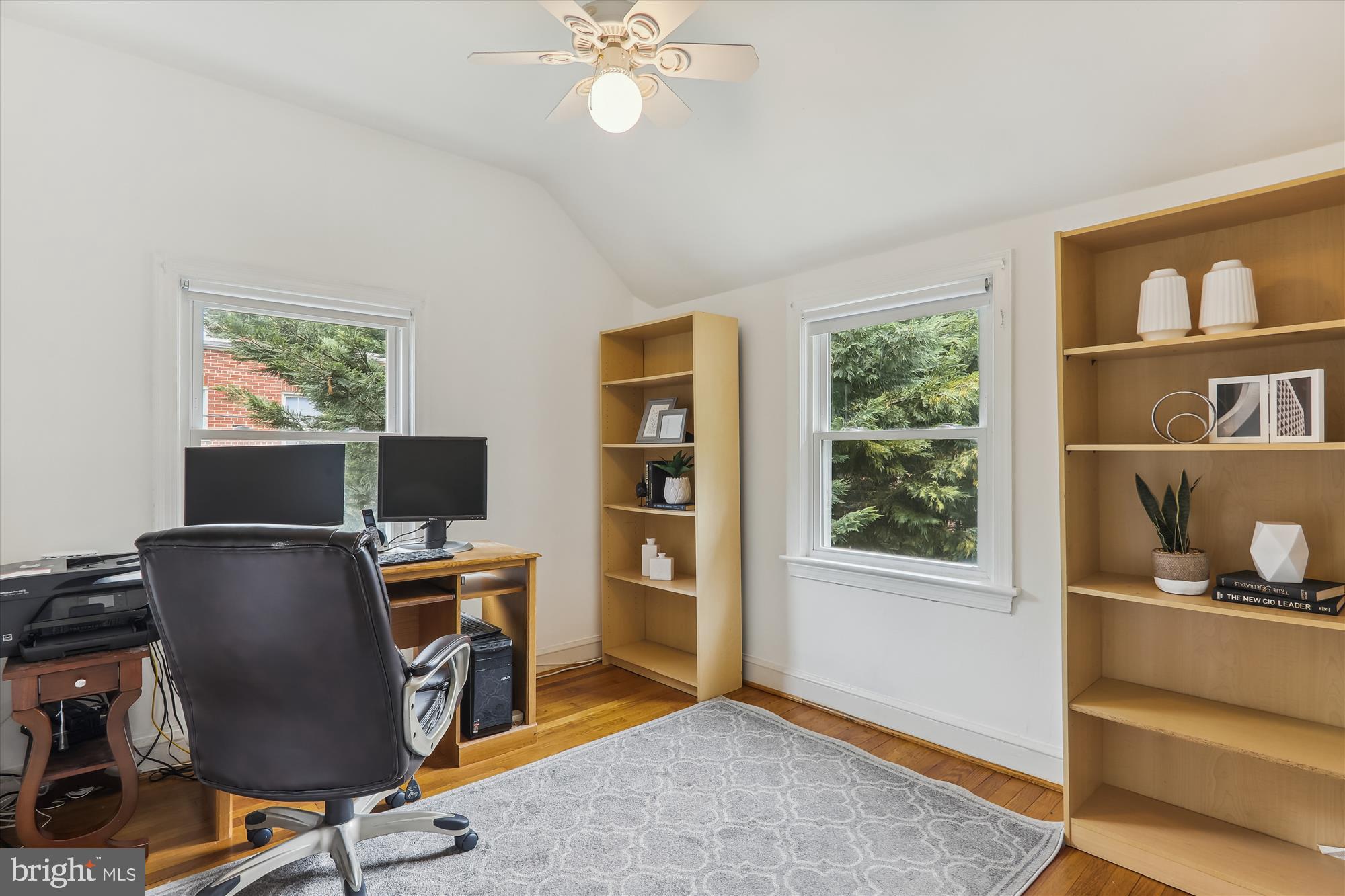 1373 Tuckerman Street Northwest Washington, DC 20011 - Photo 24 of 27 a view of a workspace with furniture and a window