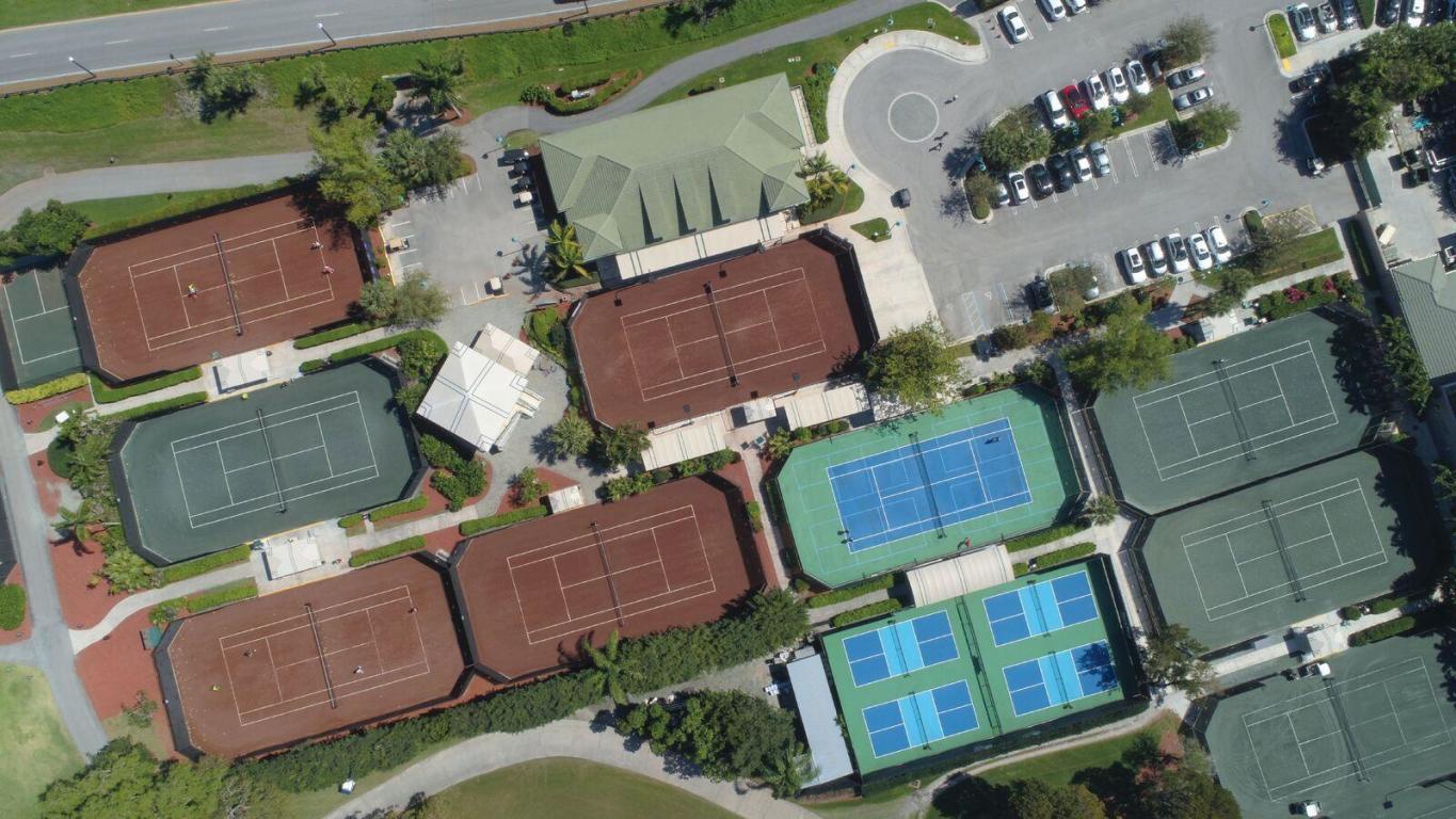 1756 Bridgewood Drive Boca Raton, FL 33434 - Photo 41 of 42 Tennis Ariel Shot