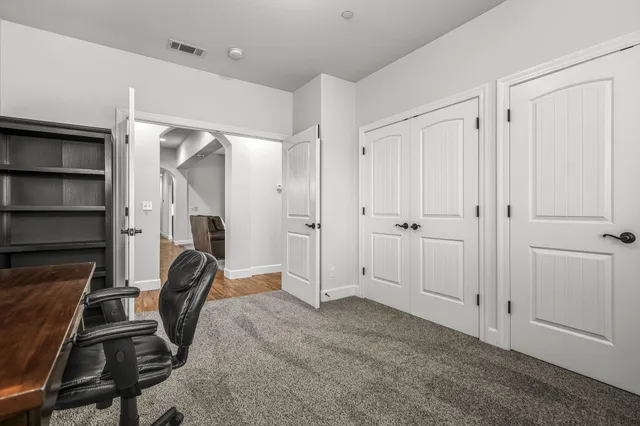 a view of empty room