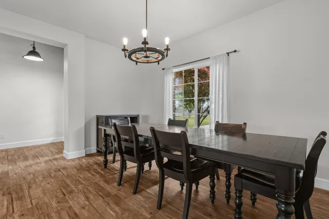 a view of outdoor space with deck and yard