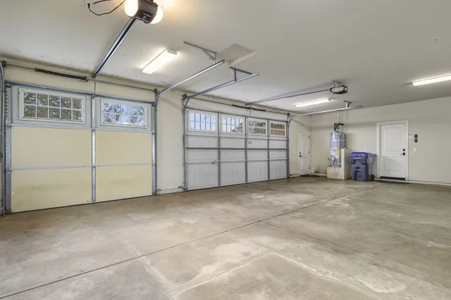 a view of a lake with a mountain in the background