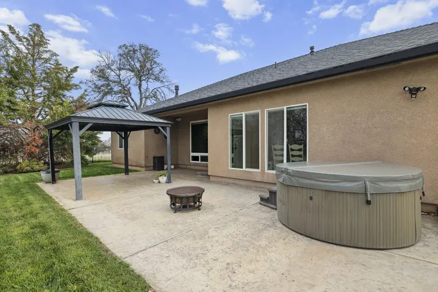 a view of a lake with a mountain in the background