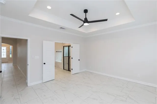 a view of an empty room