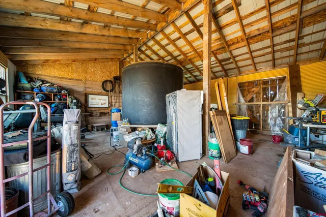 a view of storage and utility room