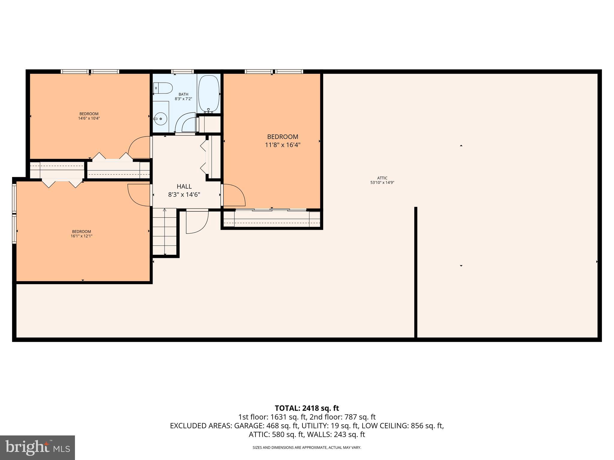 50 Tweedstone Lane Willingboro, NJ 08046 - Photo 44 of 45 a picture of a floor plan