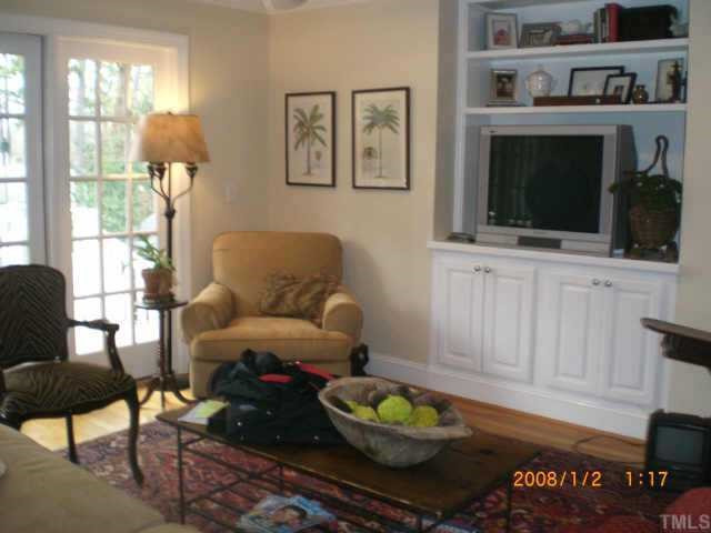 Family room has trey ceilings, built-in speakers and entertainment/bookshelves. The view is marvelous! Other
