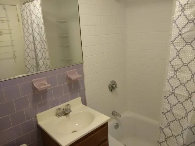 a bathroom with a sink and a bathtub