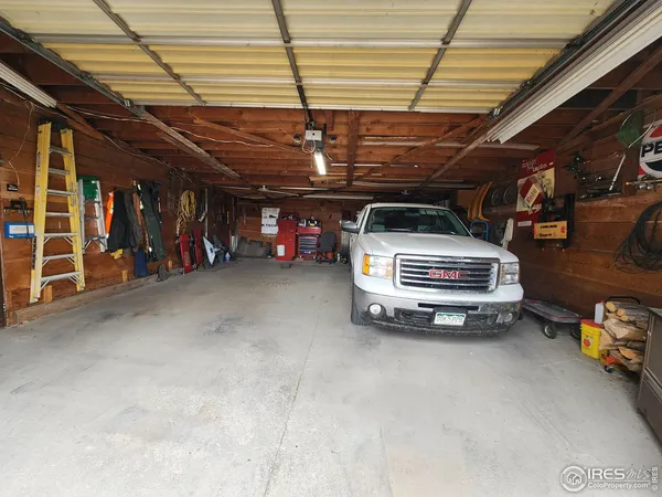 a view of car garage