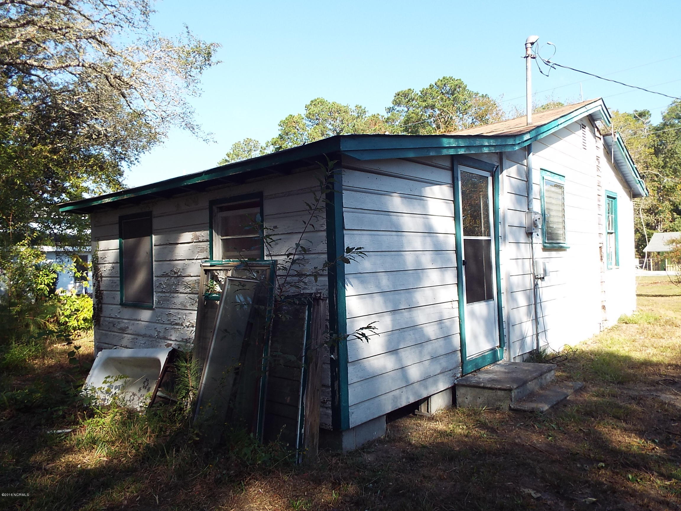 Back and side of house