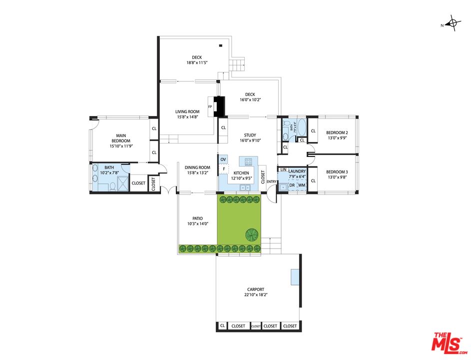 2 Seahurst Road Rolling Hills Estates, CA 90274 - Photo 54 of 54 a picture of a floor plan