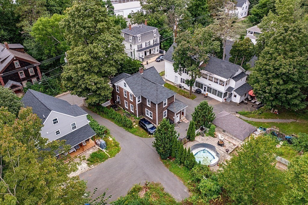 138 Cottage Street Athol, MA 01331 - Photo 29 of 42 an aerial view of a house with a garden and lake view