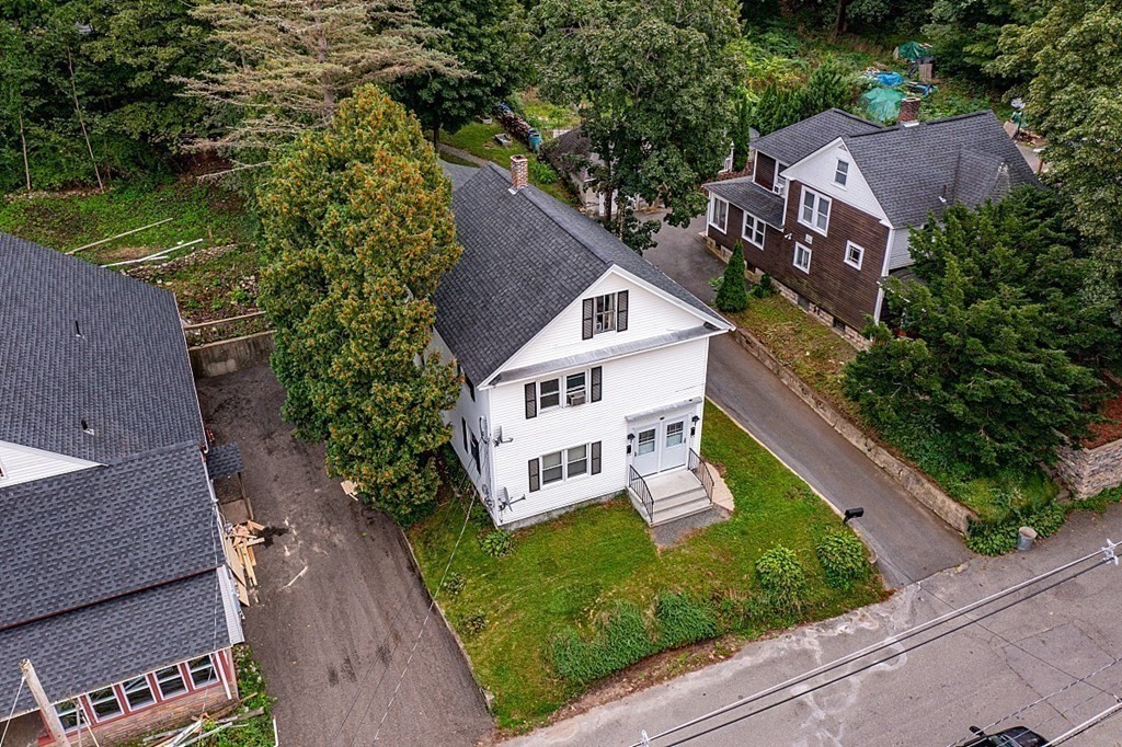 138 Cottage Street Athol, MA 01331 - Photo 30 of 42 an aerial view of residential house with outdoor space and trees all around