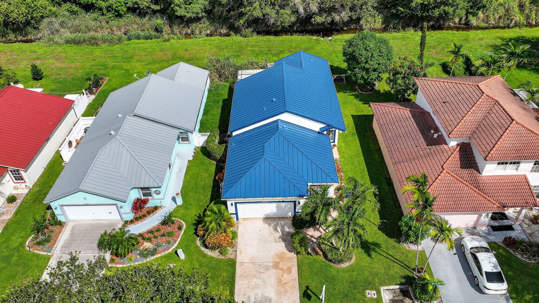 4101 Northwest 2nd Lane Delray Beach, FL 33445 - Photo 38 of 47 an aerial view of a house with garden space and street view