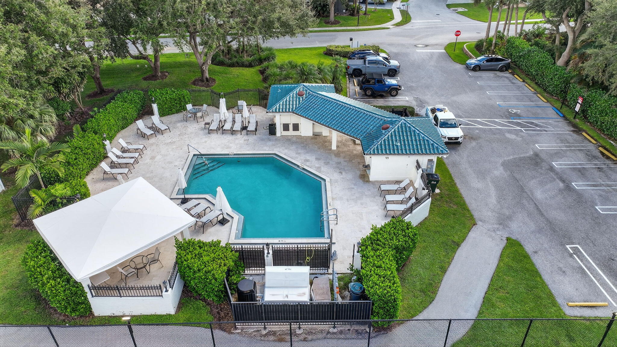 4101 Northwest 2nd Lane Delray Beach, FL 33445 - Photo 44 of 47 an aerial view of a house with garden space and lake view