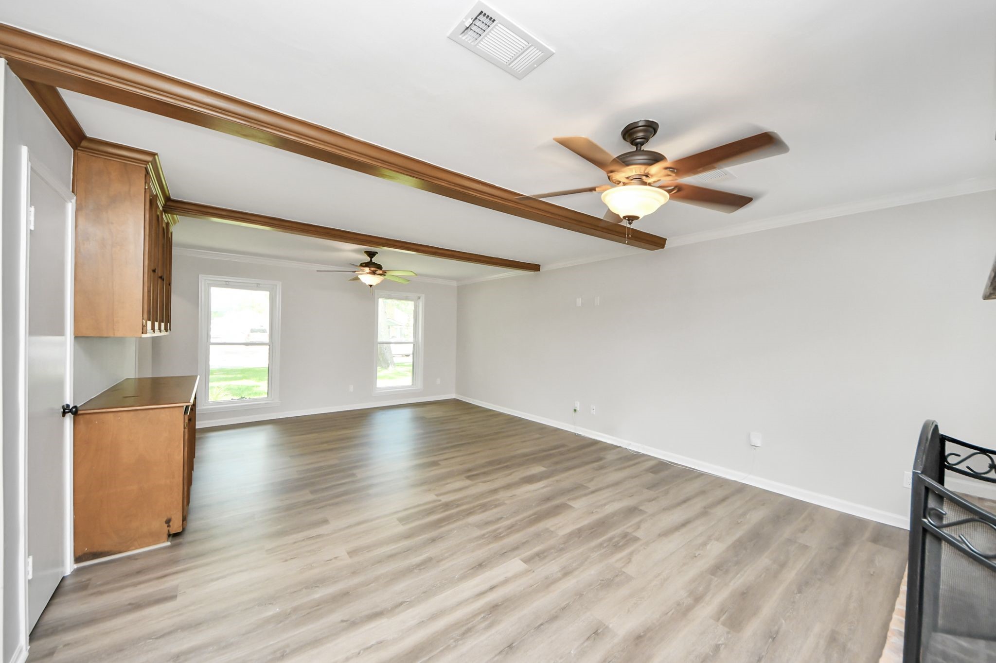 3923 Cypress Lake Drive Spring, TX 77388 - Photo 14 of 48 a view of an empty room with window and wooden floor